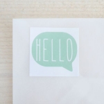 Pegatinas, Hello mint Pegatinas, Hello mint
