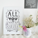 Poster A4, Coffee Poster A4, Coffee