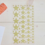 Lmina pegatinas, estrellas oro
