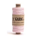 Baker's twine fino 45m - 1.0mm, Natural lino, rosa suave