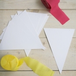 Banderines blancos, para decorar