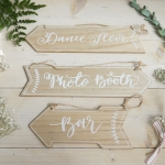 Carteles madera, Set Flechas