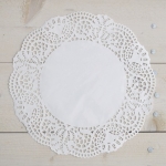 Blondas papel 30 cm, 10 uds