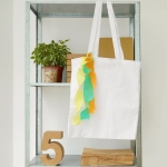 Bolsa de algodn 100% con asa larga