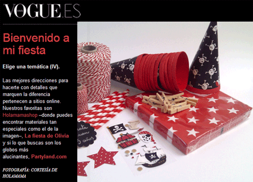 Holamama paperstore en Vogue