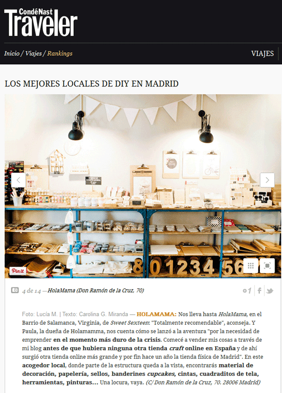 Holamama paperstore en Traveler
