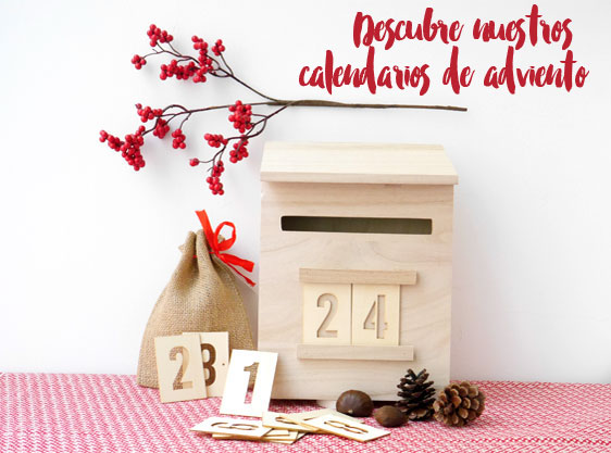 Descubre nuestros calendarios de adviento en Holamama paperstore, shop.holamama.es