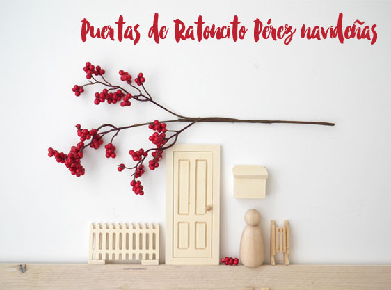 Puertas de Ratoncito Prez navideas en Holamama paperstore, shop.holamama.es