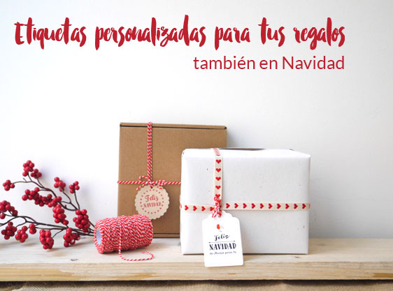 Etiquetas personalizadas para tus regalos en Holamama paperstore, shop.holamama.es